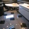 Granite floor in master bathroom